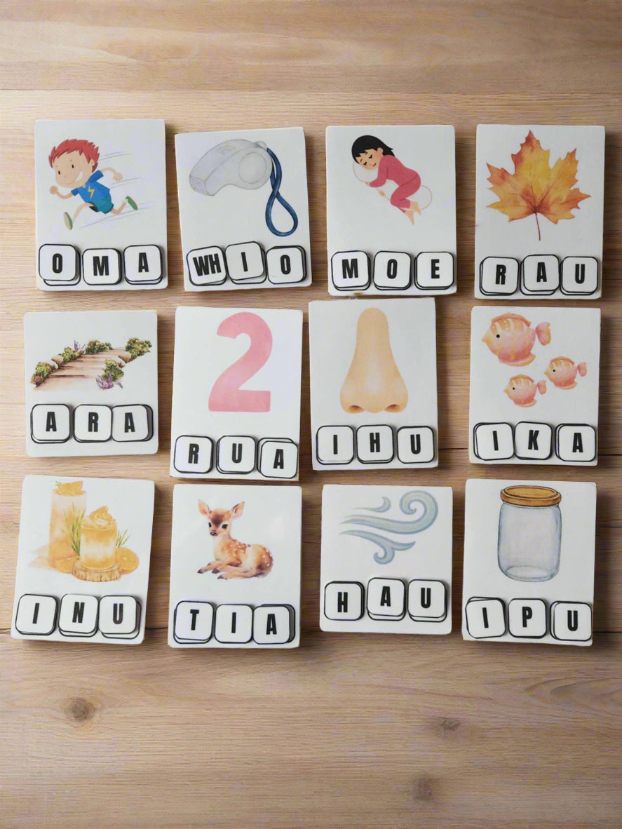 Kupu Kāri - 3 Letter Word Set
