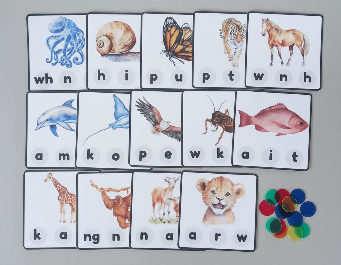 Te Arapū Letter Matching Cards