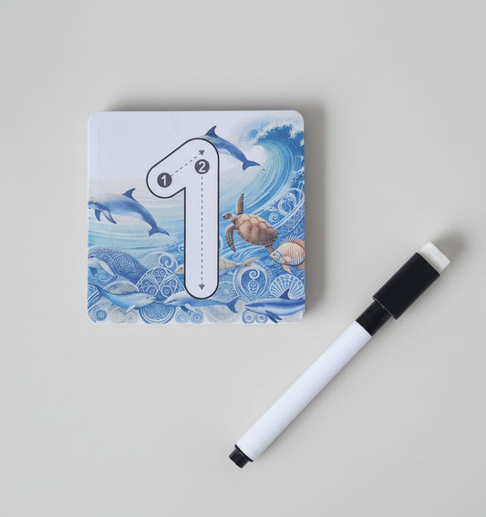 Ngā Tau Number Tracing Cards